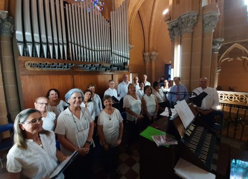 El Coro Diocesano participó en la solemnidad del Sagrado Corazón de Jesús en la Iglesia de la Compañía de Jesús (P.P. Jesuitas)