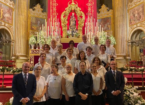 El Coro Diocesano participa en la Santa Misa del séptimo día de la novena en honor de Santa María de la Victoria