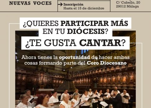 Convocatoria de nuevas voces del Coro Diocesano de Málaga